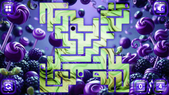 Sweetie Candy Maze: Blackberry Screenshot