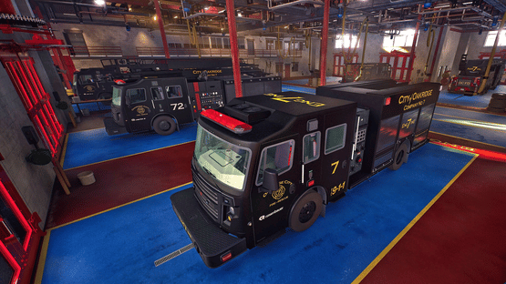 Firefighting Simulator: Ignite - Blackout Truck Edition Skins DLC Screenshot