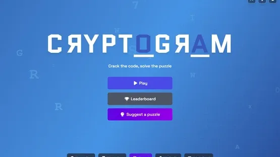 Cryptogram screenshot 1