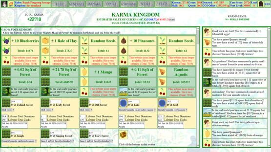 Karma Kingdom gameplay screenshot