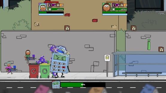 Grandpa and Me vs the Numbers gameplay screenshot