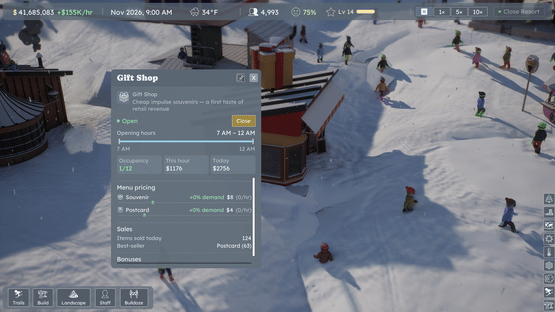 Ski-E-O! Ski Resort Tycoon Screenshot