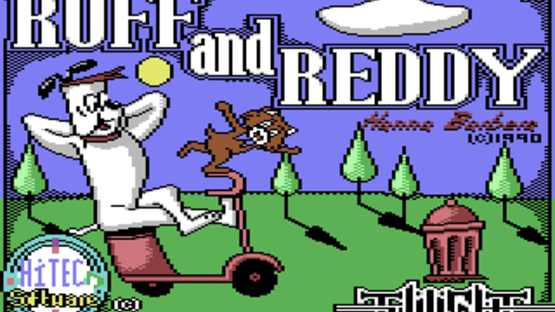 Ruff and Reddy in the Space Adventure Screenshot
