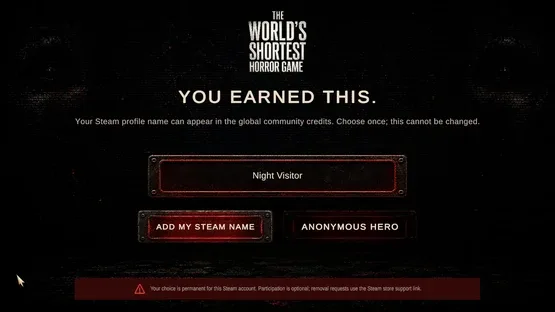 The World's Shortest Horror Game screenshot 1