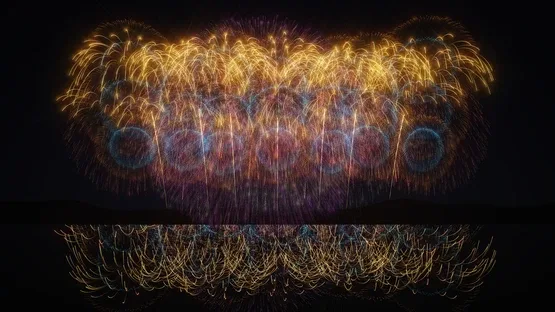 Burst Noir: Fireworks Simulator screenshot 2
