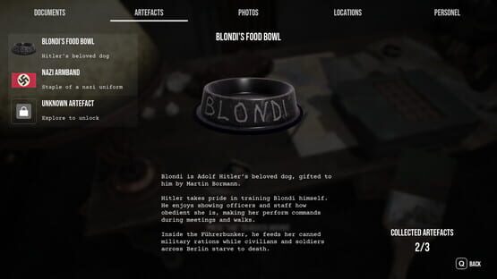 Bunker 1945: Capture the Gray Wolf gameplay screenshot