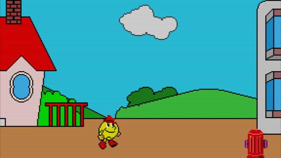 Pac-Land backdrop