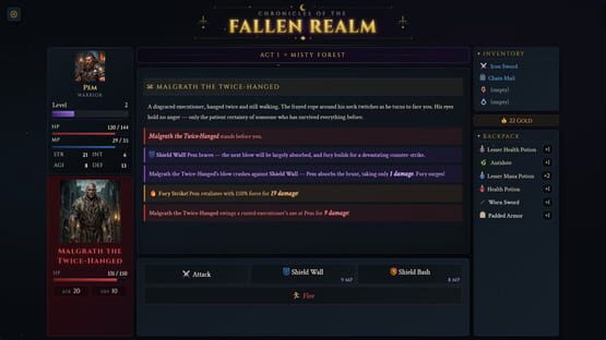 Capture d'écran 1 de Chronicles of the Fallen Realm