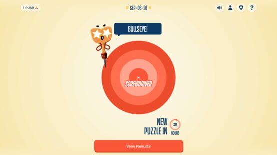Dartwords gameplay screenshot