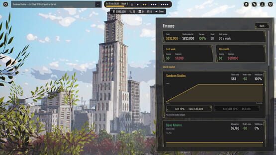Backlot: Hollywood Studio Tycoon Release Date, Gameplay & Platforms Screenshot