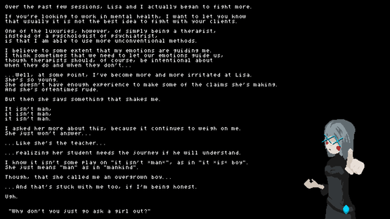 Basic Parade or: "you should be depressed." Screenshot