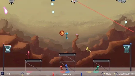 Bullet Barrage Basketball screenshot 1