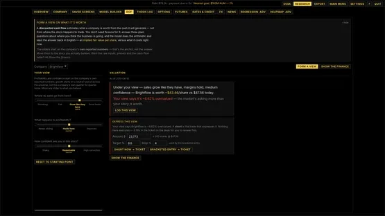 Volatility screenshot 3