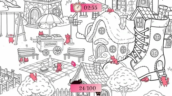100 Romantic Hidden Cat screenshot 6