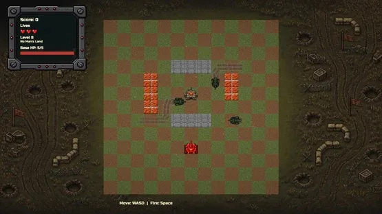 Red Tanks vs Lizard screenshot 1