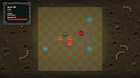 Red Tanks vs Lizard screenshot 3