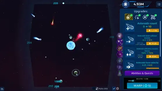 Astromental Incremental screenshot 3