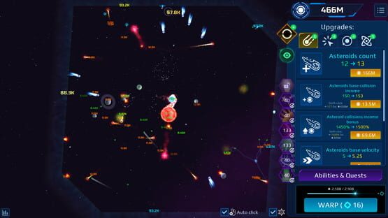 Astromental Incremental Release Date, Gameplay & Platforms Screenshot