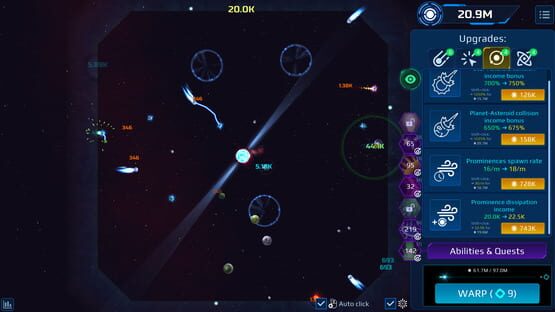 Astromental Incremental Release Date, Gameplay & Platforms Screenshot