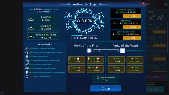 Astromental Incremental Release Date, Gameplay & Platforms Screenshot