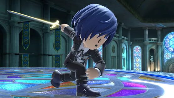 Super Smash Bros. Ultimate: Persona 3 Protagonist Outfit and Wig gameplay screenshot