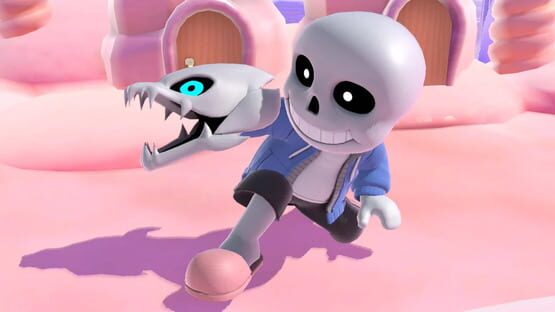Super Smash Bros. Ultimate: Sans Outfit and Mask gameplay screenshot