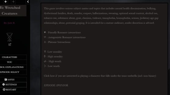 Screenshot of We Wretched Creatures