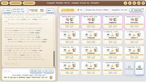 Simian Shakespeare screenshot 1