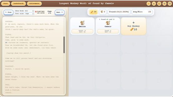 Simian Shakespeare screenshot 4