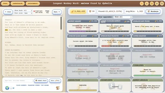 Simian Shakespeare screenshot 5
