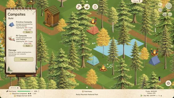 National Park Tycoon gameplay screenshot