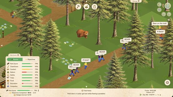 National Park Tycoon gameplay screenshot