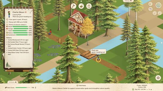 National Park Tycoon gameplay screenshot