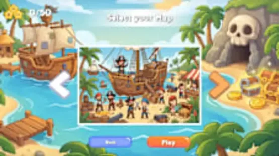 Where are Leo and Mia? Pirate Island screenshot 1