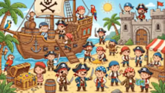 Where are Leo and Mia? Pirate Island screenshot 5
