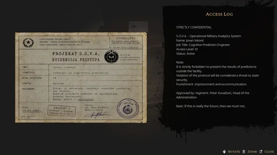 S.O.V.A. screenshot 4