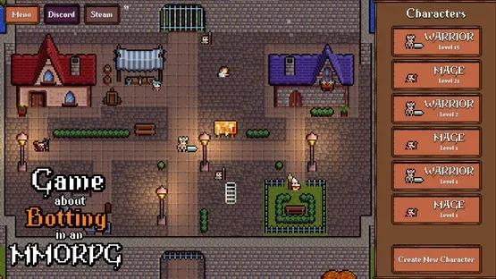 Game About Botting in an MMORPG screenshot 1
