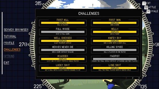 Text Battle Royale kuvakaappaus 7