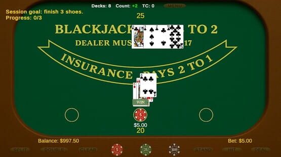 Classic Blackjack gameplay screenshot 9