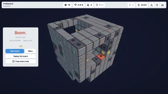 Cube Sweeper: 3D Minesweeper screenshot 3