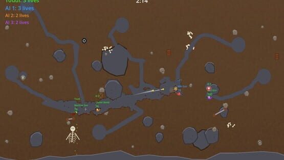Trenchworms gameplay screenshot