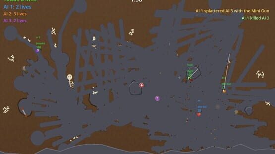 Trenchworms gameplay screenshot