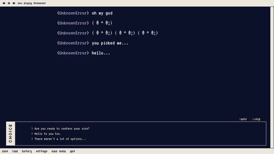 WebConfessional gameplay screenshot
