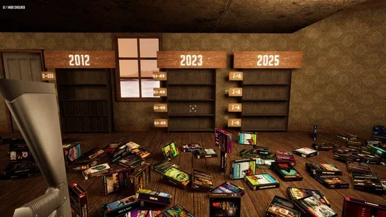 Game Shelver 99: I must organize my Steam Library and defend it against pirates with a shotgun screenshot 3