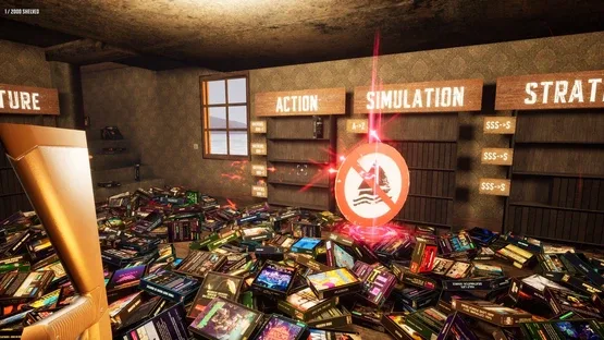 Game Shelver 99: I must organize my Steam Library and defend it against pirates with a shotgun screenshot 11