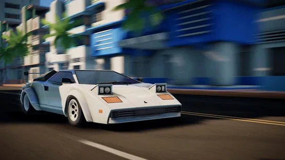 Synthalgia: Retro Arcade Racing screenshot 1