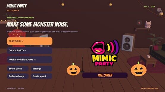 Mimic Party: Halloween kuvakaappaus 2