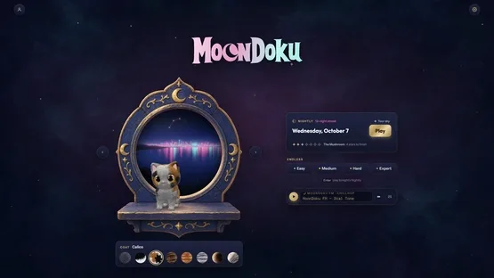 MoonDoku: Sudoku Nights screenshot 1