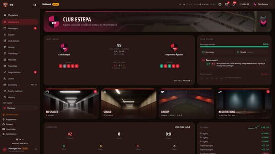 Internet Futbol Manager kuvakaappaus 1