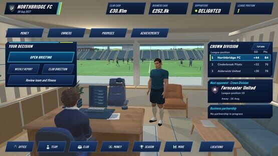 Pitch & Power: Football Club Owner gameplay screenshot
